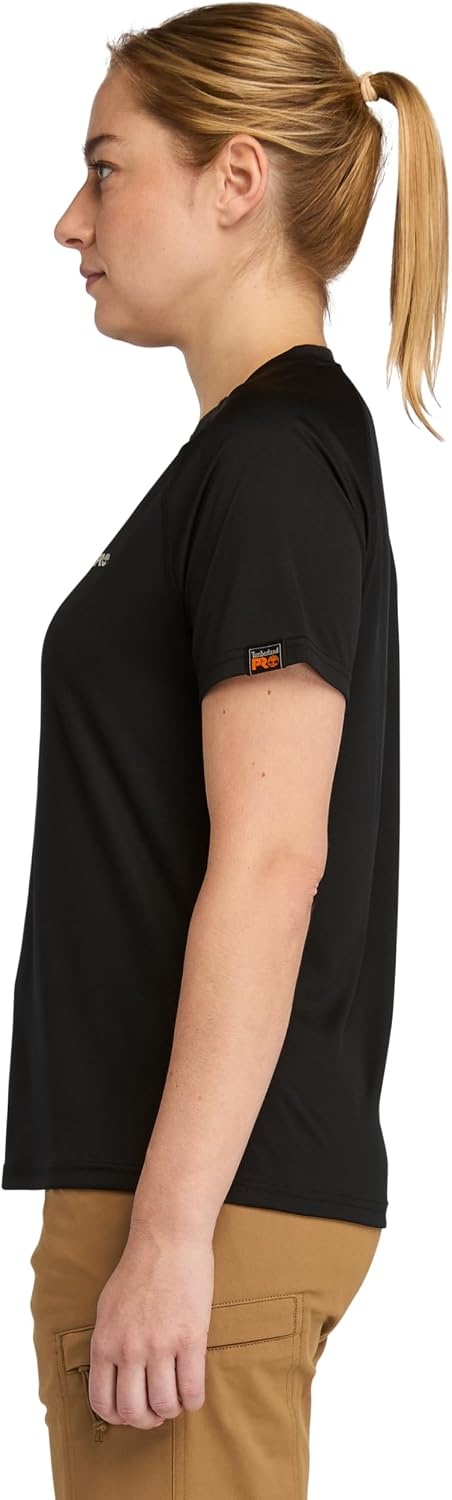 Timberland PRO Women’s Wicking Good Short-Sleeve T-Shirt(Black)