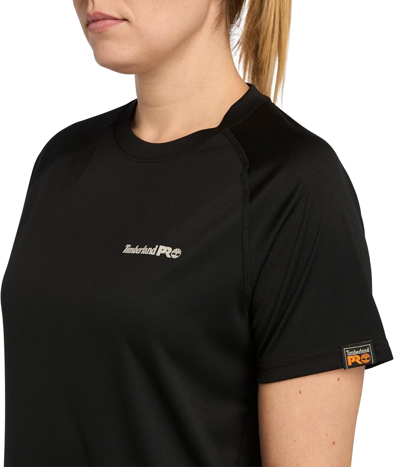 Timberland PRO Women’s Wicking Good Short-Sleeve T-Shirt(Black)