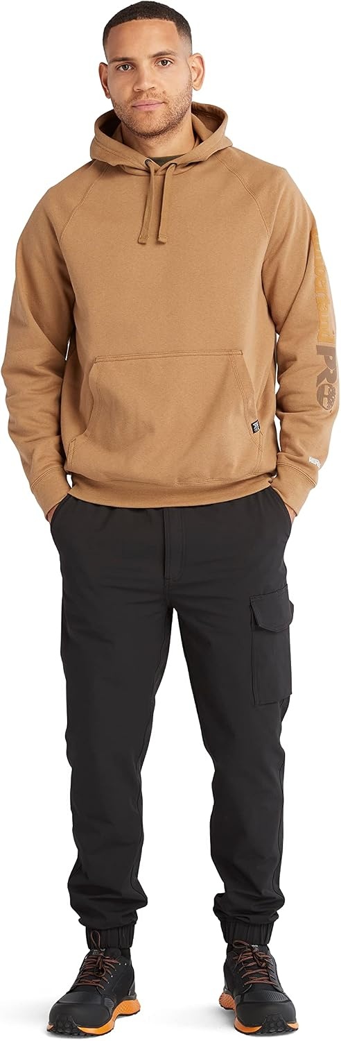 Timberland PRO Men’s Hood Honcho Sport Pullover Hooded Sweatshirt, Dark Wheat, Large