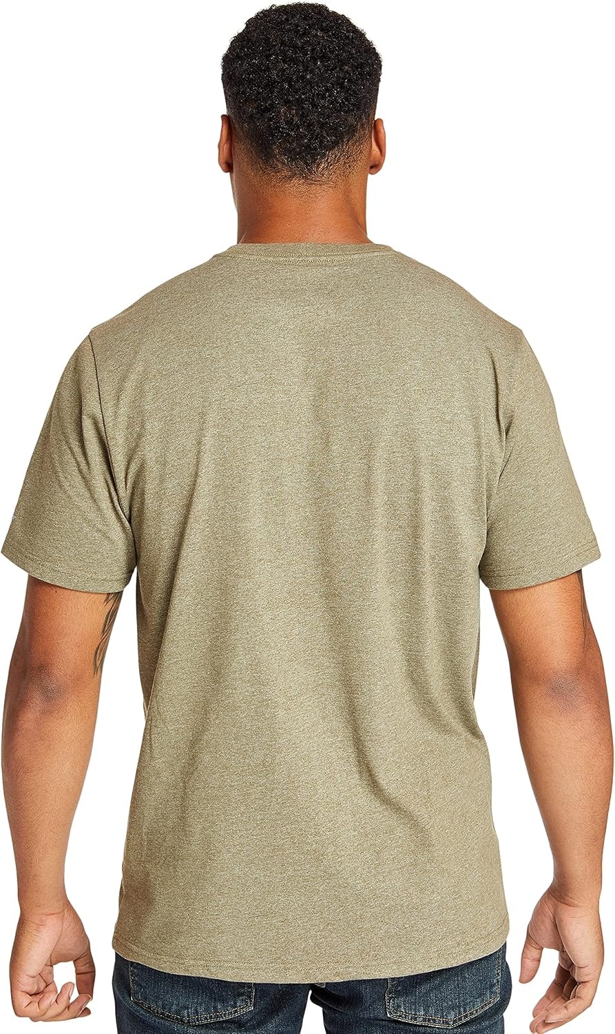 Timberland PRO Base Plate Short Sleeve T-Shirt with Logo(Burnt Olive Heather)
