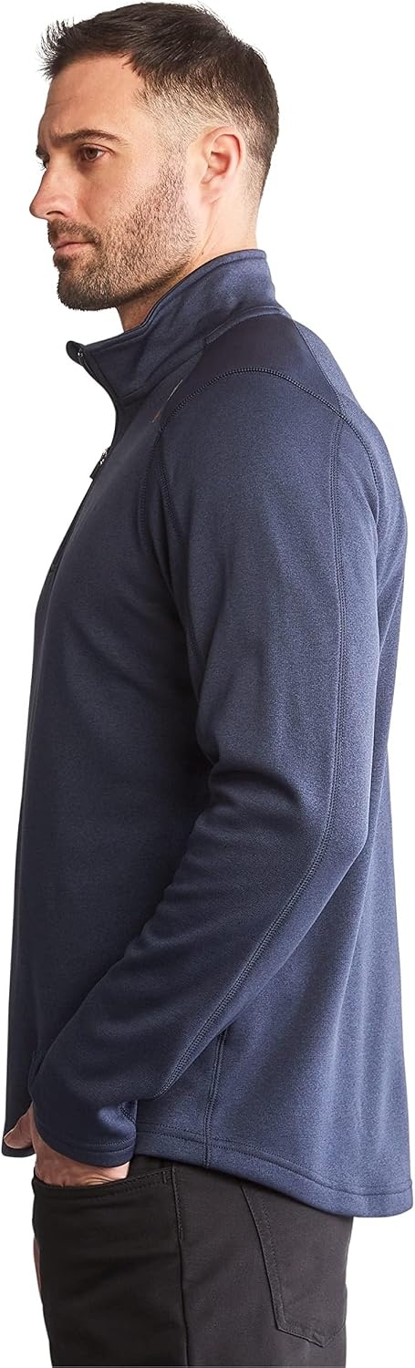 Timberland PRO Men’s 1/4 Zip Understory Fleece Top(Navy Heather)