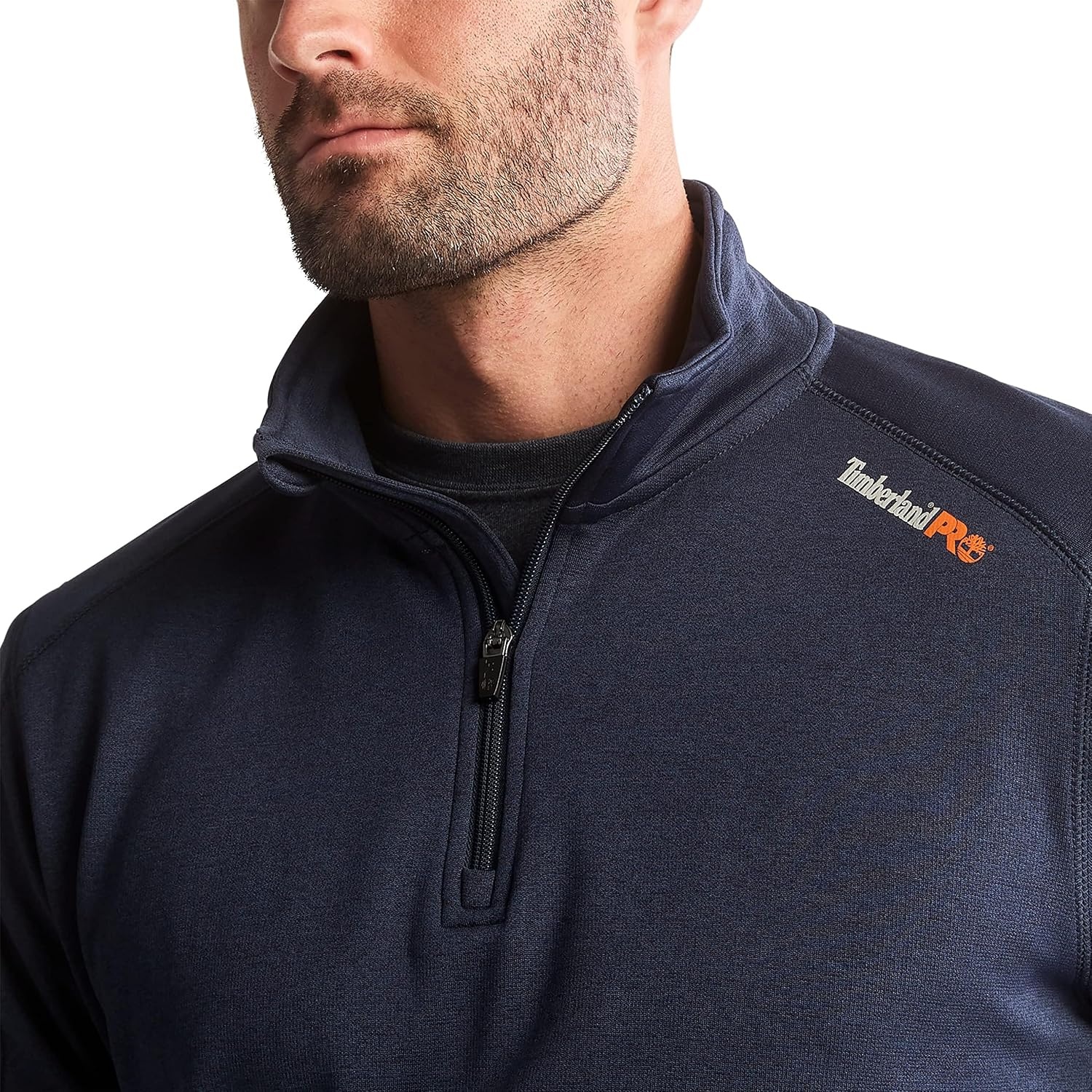 Timberland PRO Men’s 1/4 Zip Understory Fleece Top(Navy Heather)