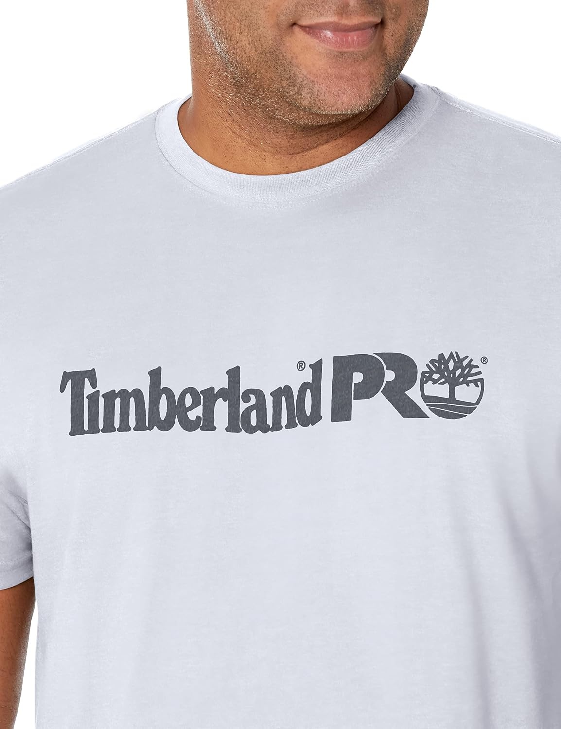 Timberland PRO Base Plate Short Sleeve T-Shirt with Logo(White)
