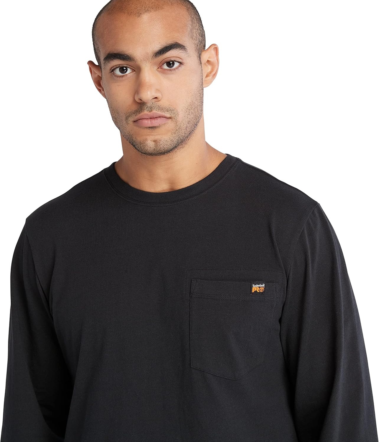Timberland unisex-adult Core Pocket Long-sleeve T-shirtOutdoors Equipment(Black)