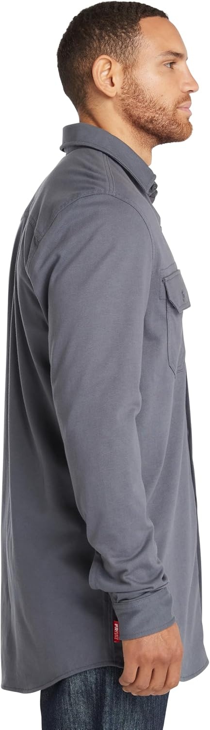 Timberland PRO FR Cotton Core Button Front Shirt(Charcoal)