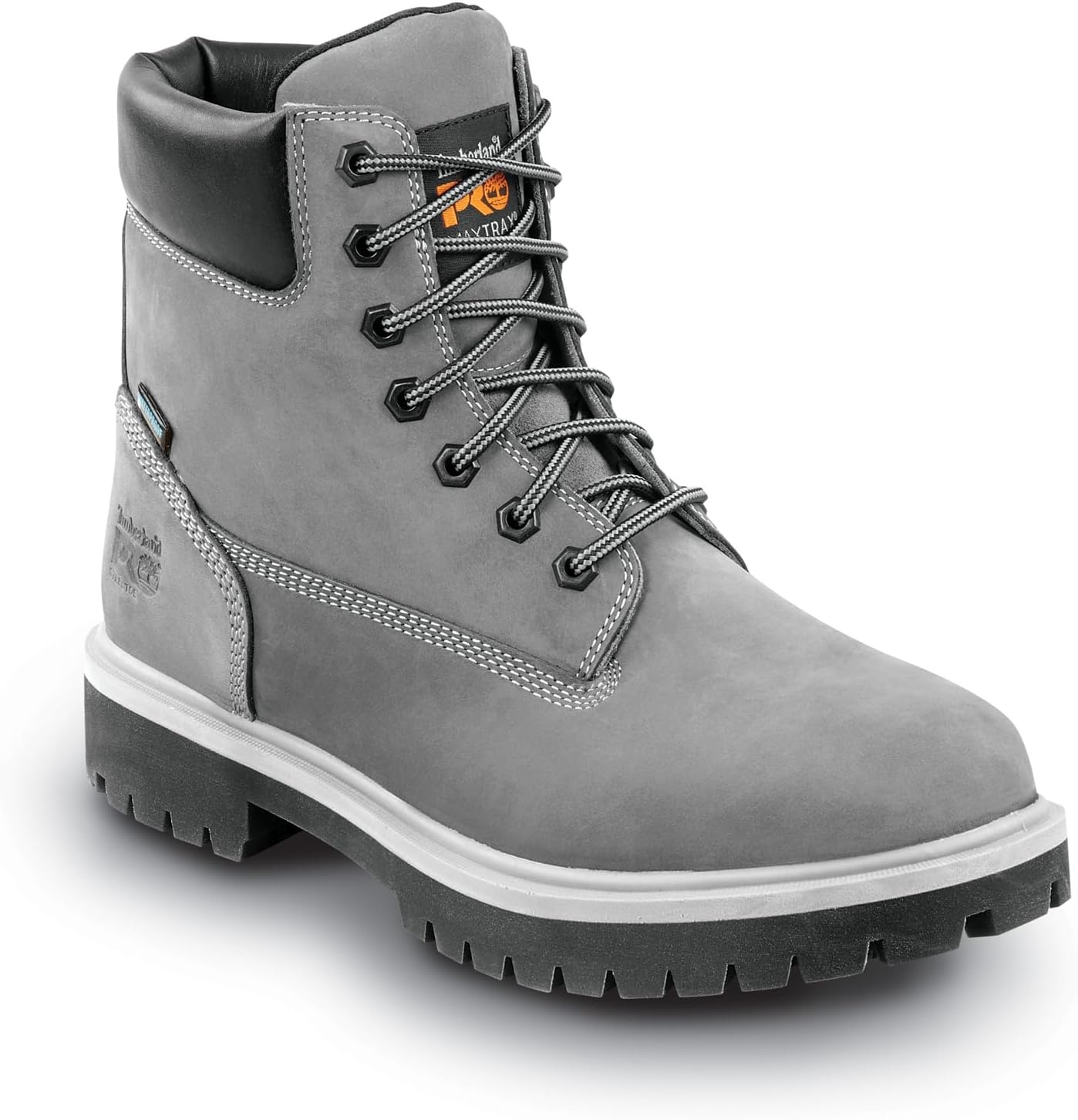 Timberland PRO Men’s 6 Direct Attach MaxTRAX Steel Toe Waterproof Insulated Boot(Castlerock)