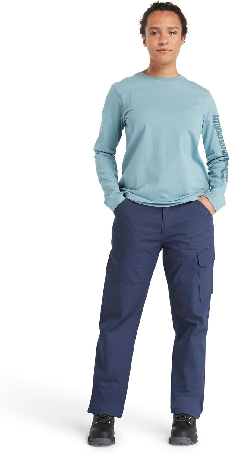 Timberland PRO Women’s Core Long Sleeve T-Shirt(Smoke Blue)