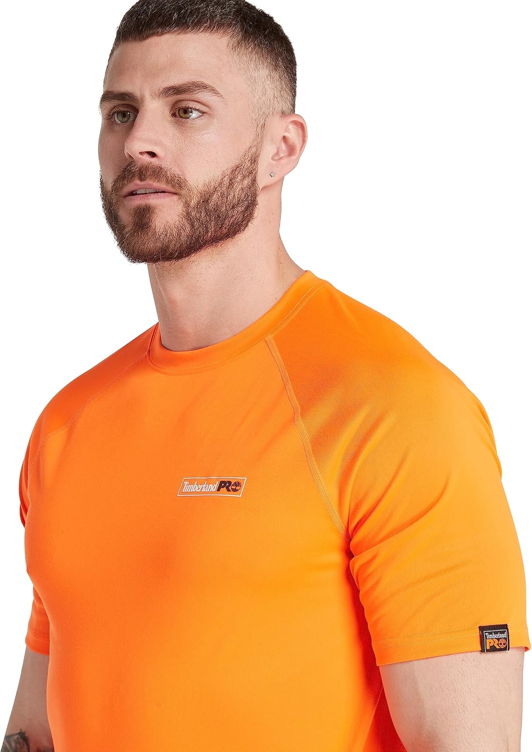 Timberland PRO Men’s Wicking Good Short-Sleeve T-Shirt 2.0(Bright Orange)