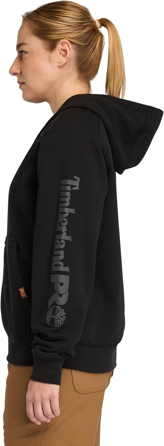 Timberland PRO Women’s Hood Honcho Sport Hoodie Full-zip Sweatshirt(Black)