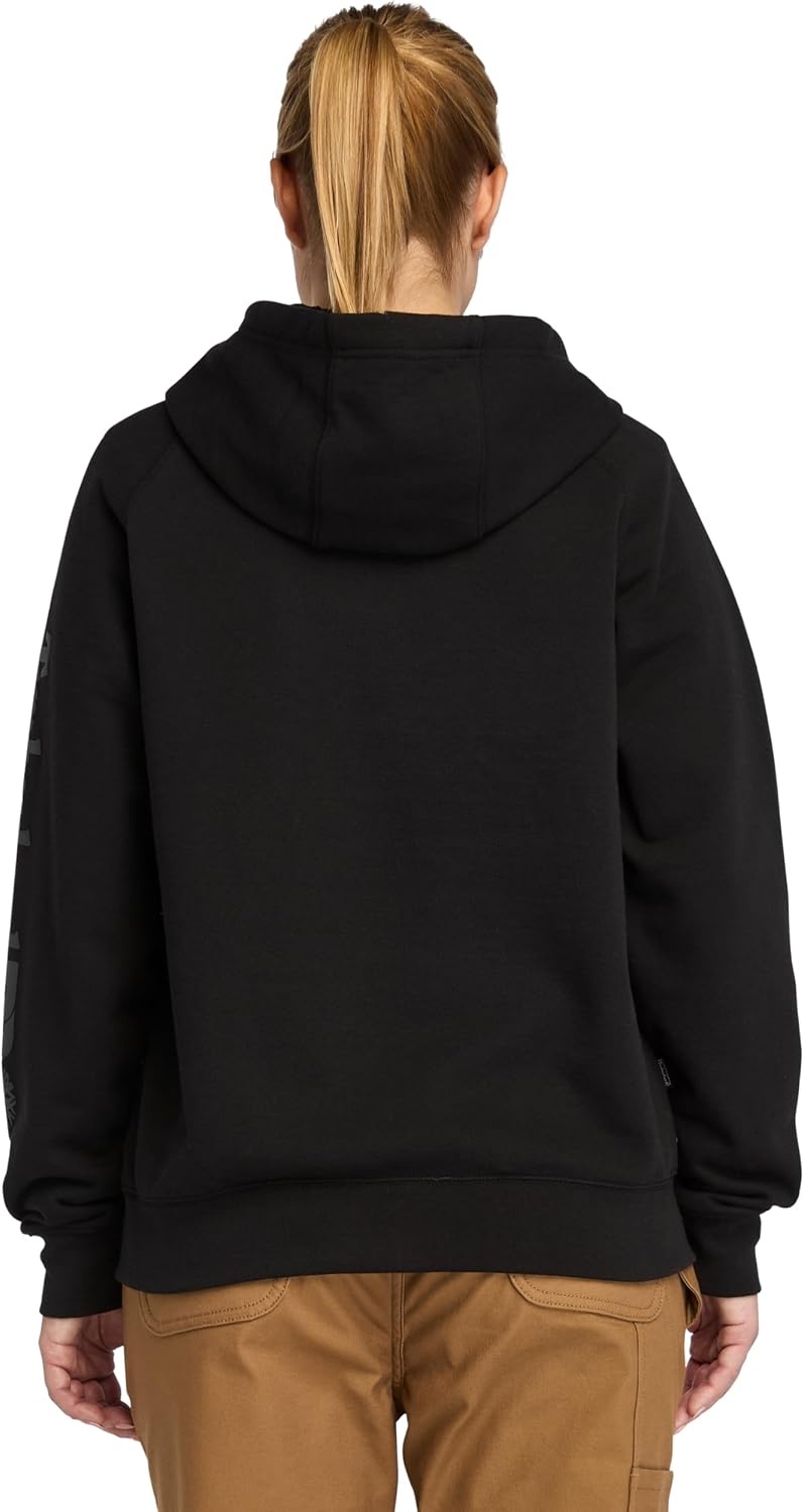Timberland PRO Women’s Hood Honcho Sport Hoodie Full-zip Sweatshirt(Black)