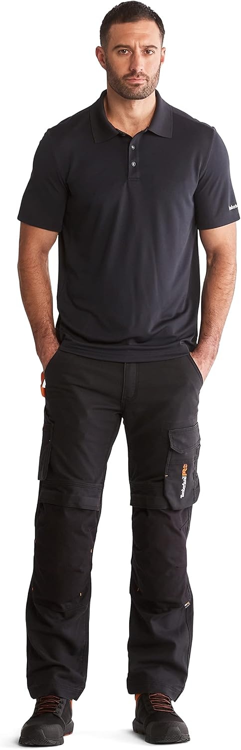 Timberland PRO Wicking Good Short Sleeve Polo(Dark Navy)