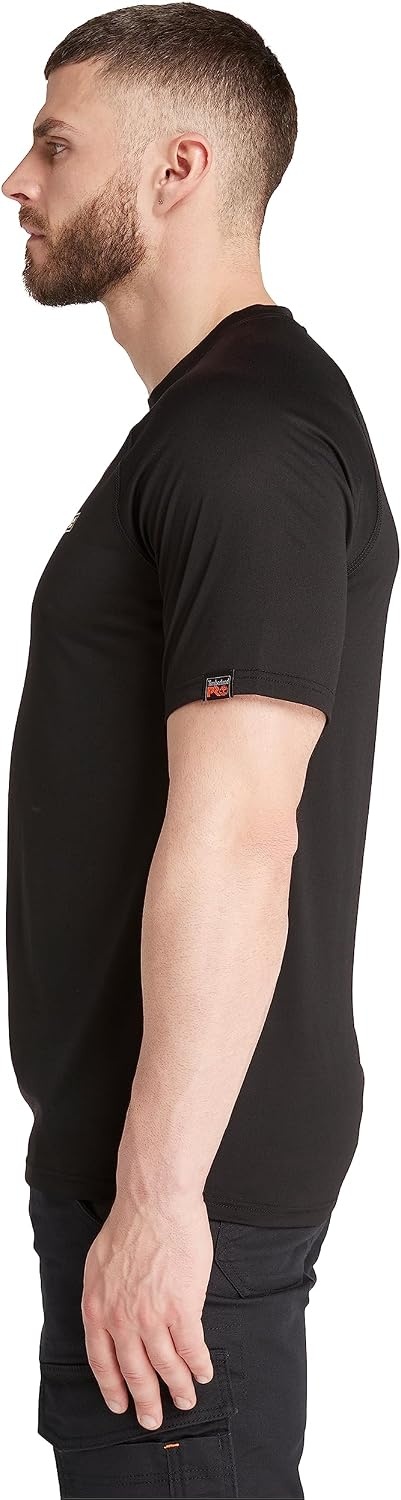 Timberland PRO Men’s Wicking Good Short-Sleeve T-Shirt 2.0(Black)