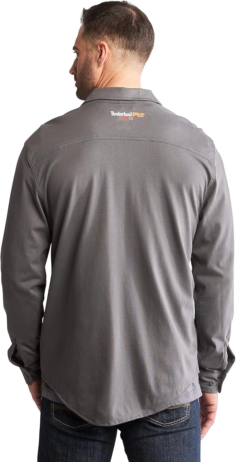 Timberland PRO FR Cotton Core Button Front Shirt(Charcoal 1)