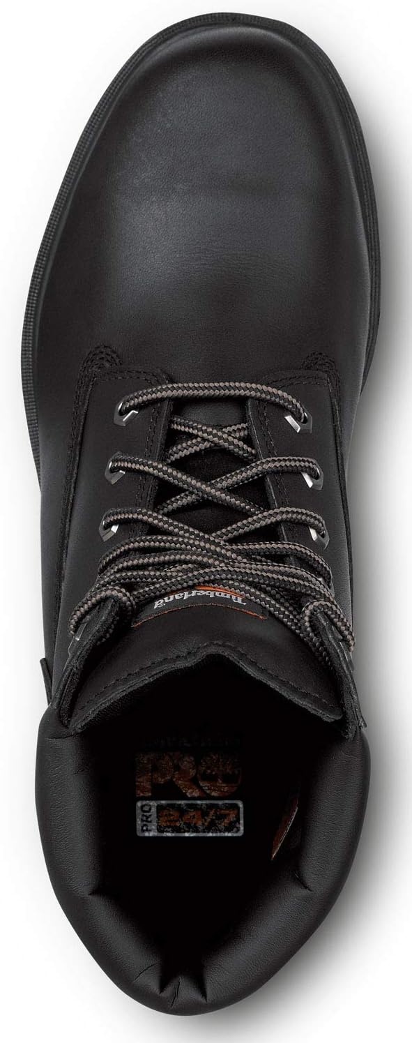 Timberland PRO Men’s 6 Direct Attach MaxTRAX Steel Toe Waterproof Insulated Boot(Black)