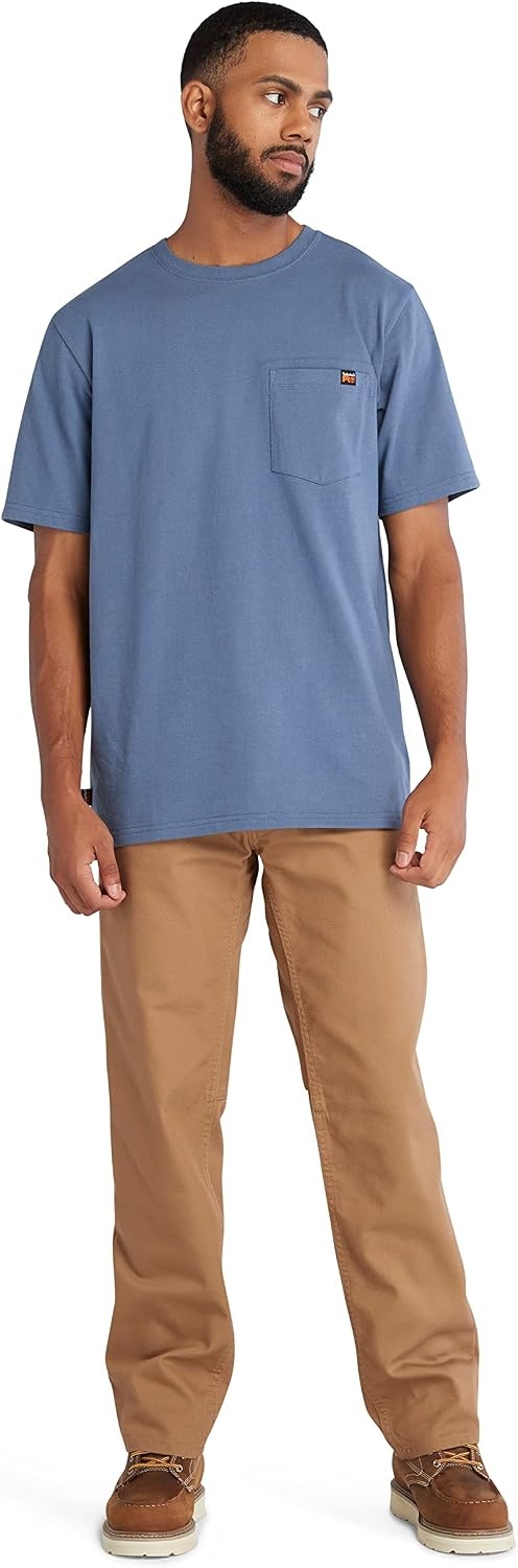 Timberland PRO Core Pocket Short Sleeve T-Shirt(Vintage Indigo)
