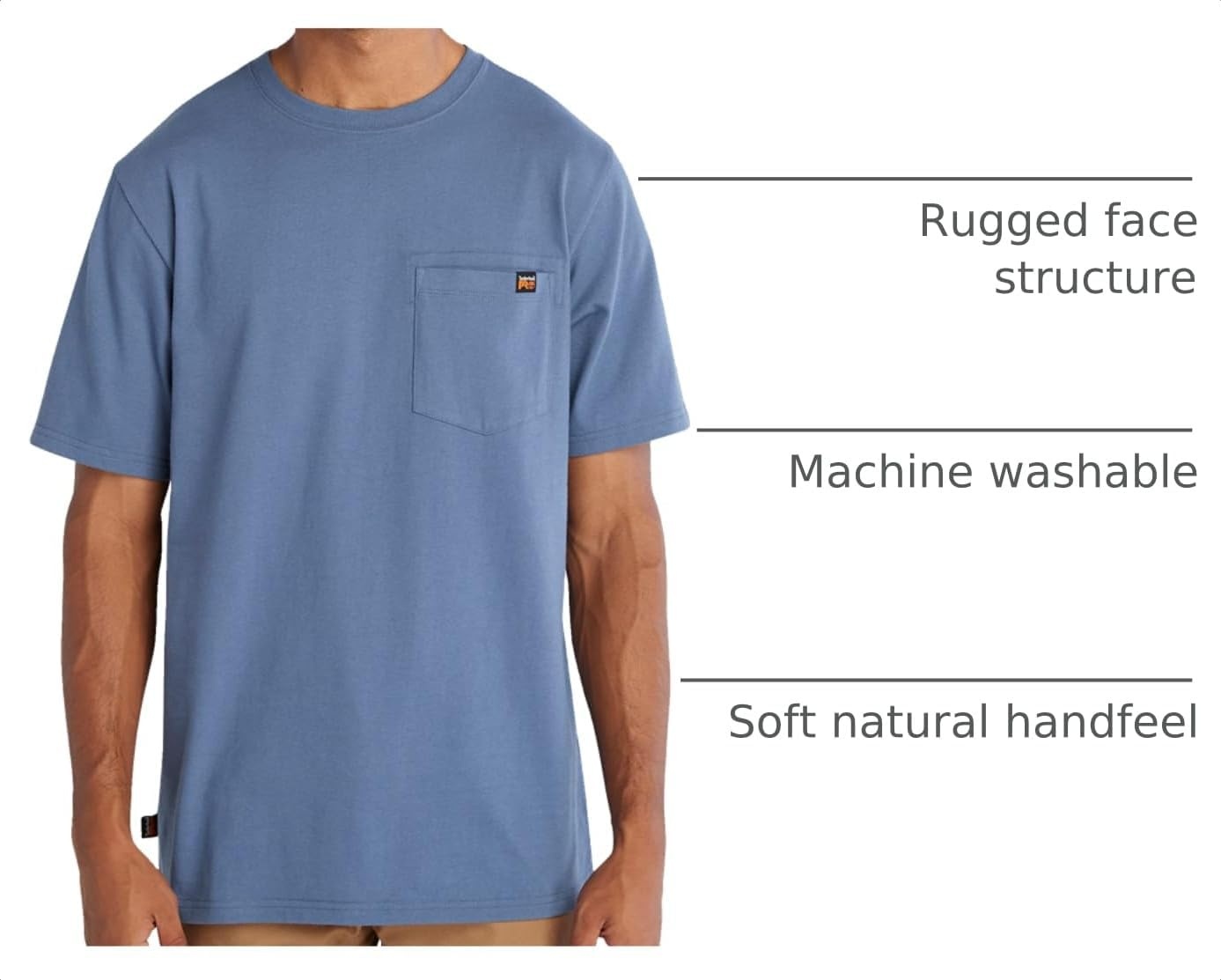 Timberland PRO Core Pocket Short Sleeve T-Shirt(Vintage Indigo)