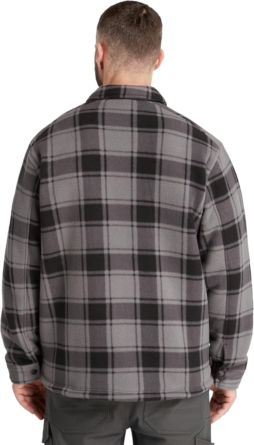 Timberland PRO Men’s Gritman Check Heavy-Weight Fleece Shirt(Tornado Tartan)