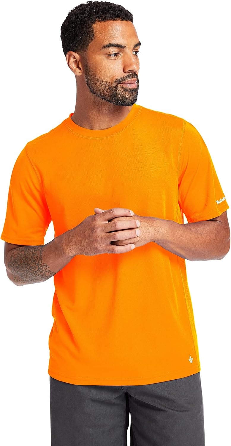 Timberland PRO Men’s Wicking Good T-Shirt(Pro Orange)
