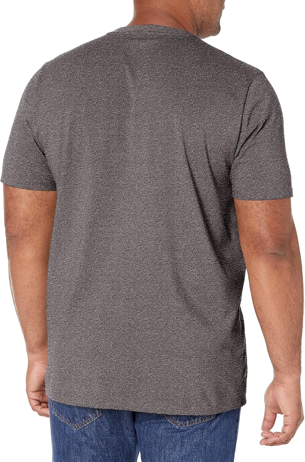 Timberland PRO Base Plate Short Sleeve T-Shirt with Logo(Dark Charcoal Heather)