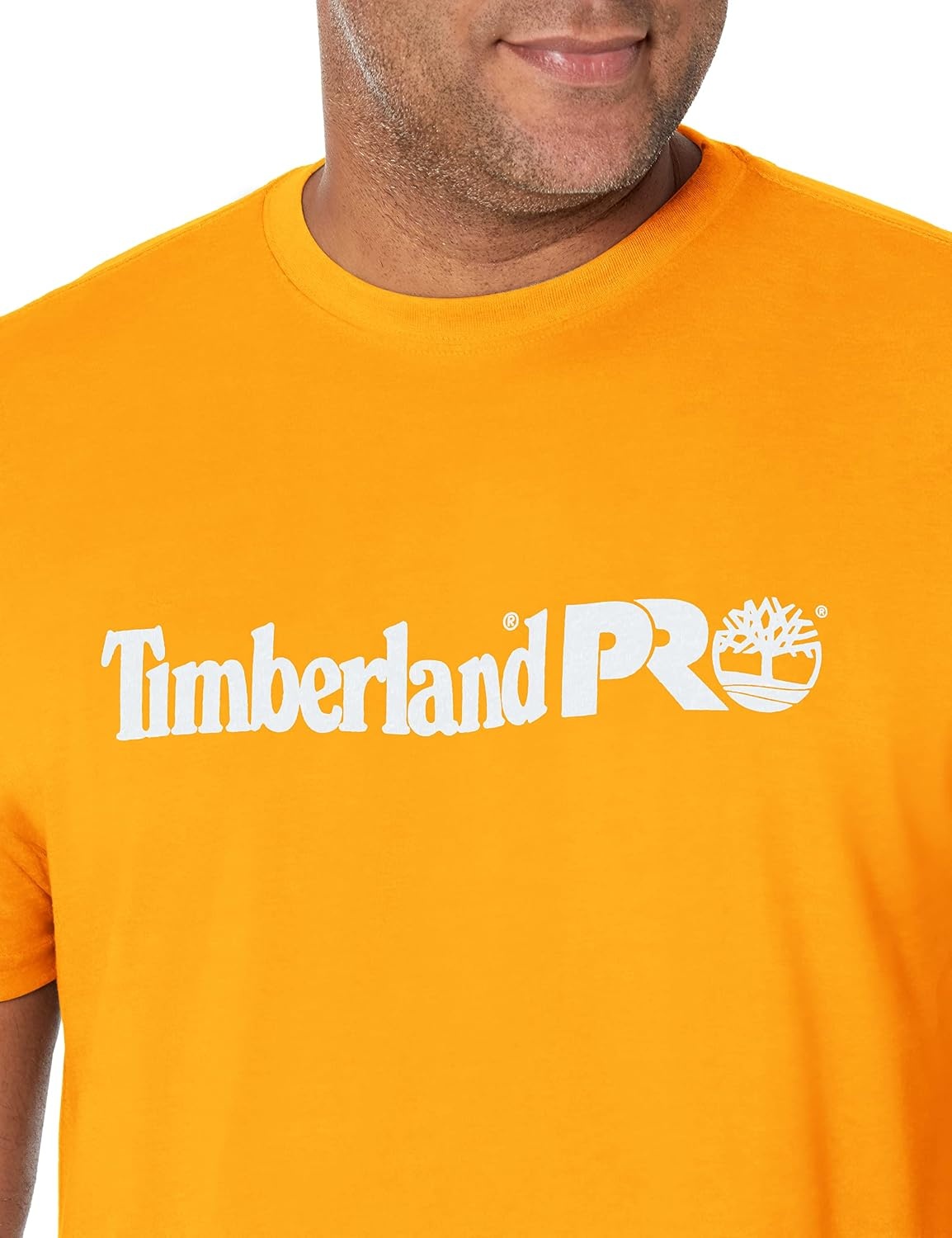 Timberland PRO Base Plate Short Sleeve T-Shirt with Logo(Pro Orange)