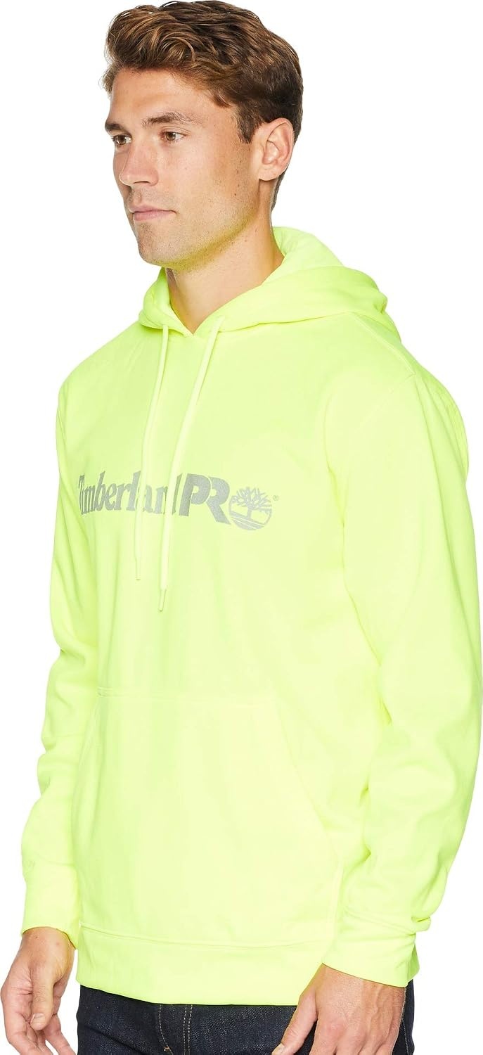 Timberland PRO Men’s Hoodmaster Fleece Top Sweatshirt(Pro Yellow)