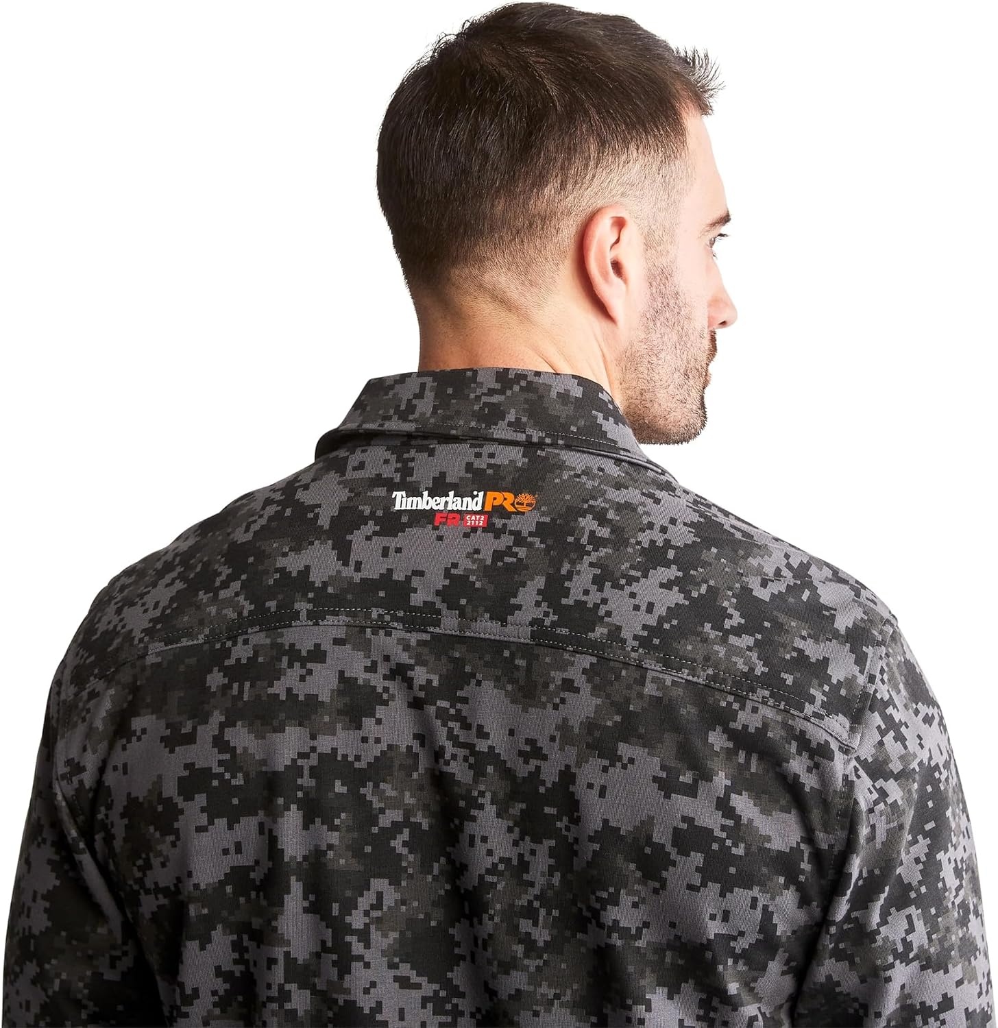 Timberland PRO FR Cotton Core Button Front Shirt(Digi Camo 1)