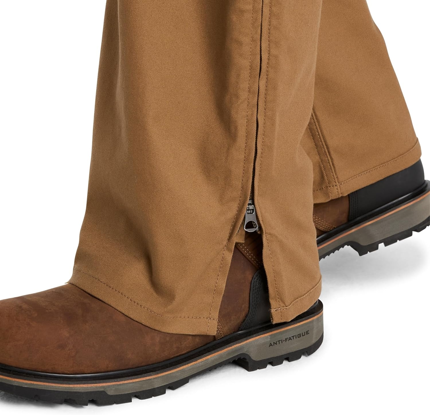 Timberland PRO mens Gritman Flex Canvas Bib(Dark Wheat)
