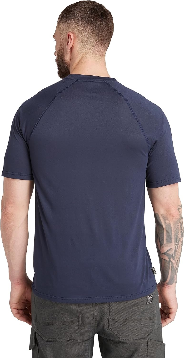 Timberland PRO Men’s Wicking Good Short-Sleeve T-Shirt 2.0(Black Iris)