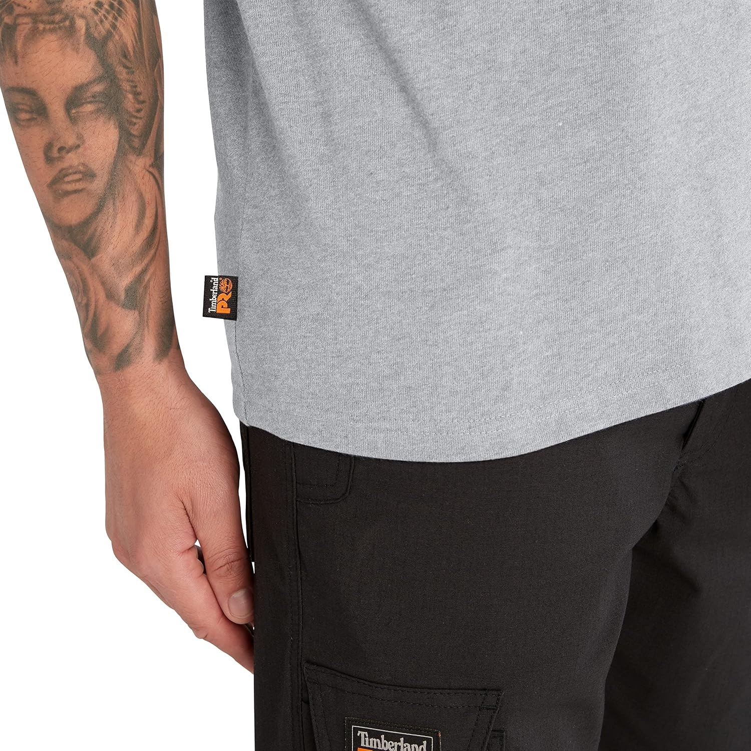 Timberland PRO Core Pocket Short Sleeve T-Shirt(Medium Grey Heather)