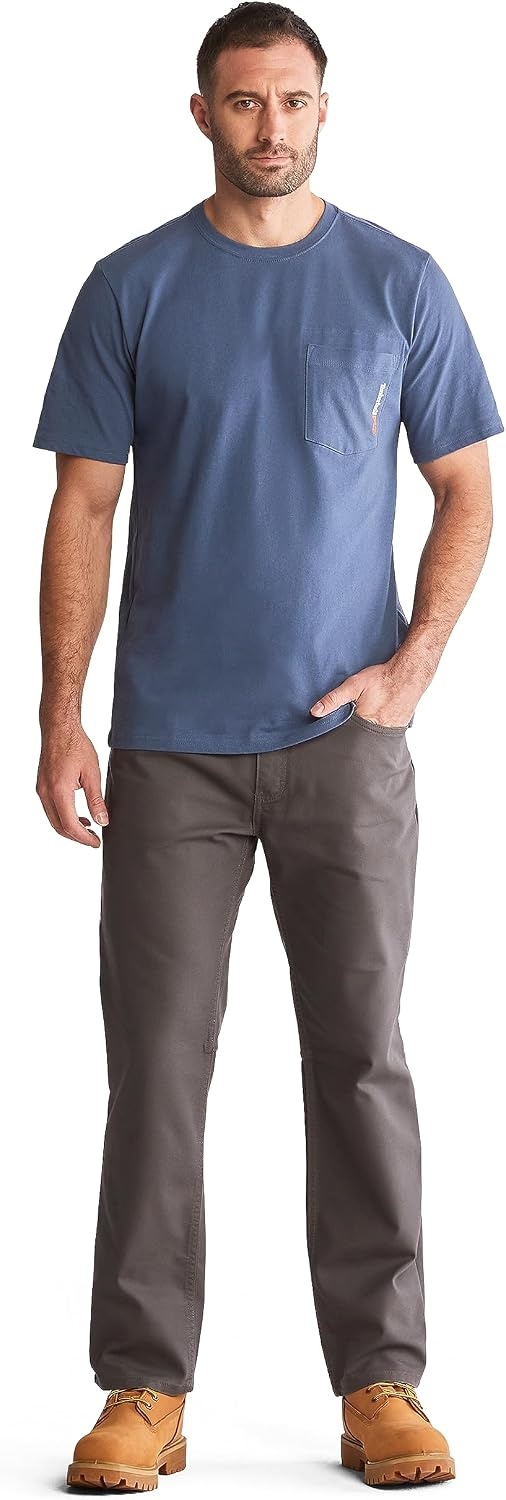 Timberland PRO Mens Ironhide Flex 5 Pocket Work Pant(Gunmetal)