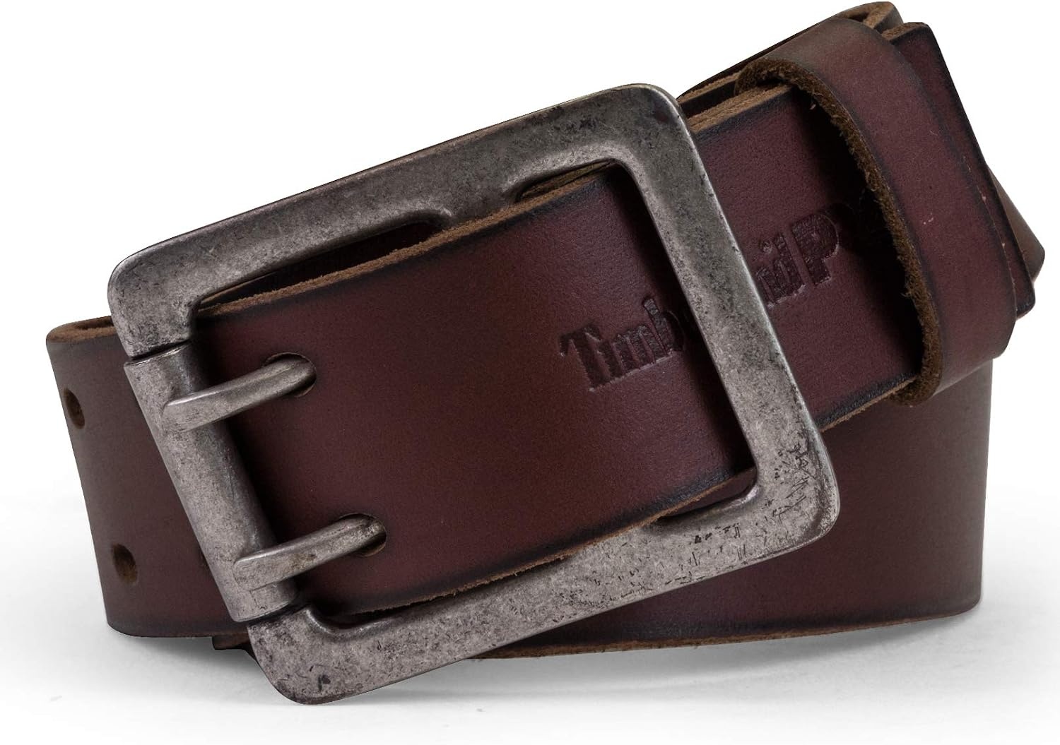 Timberland PRO Men’s 42mm Double Prong Leather Belt(Brown)