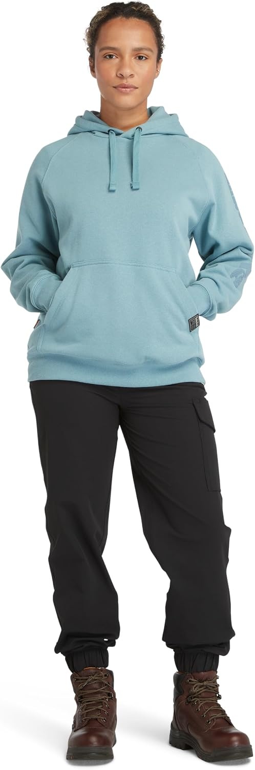 Timberland PRO Women’s Hood Honcho Sport Hooded Sweatshirt(Smoke Blue)