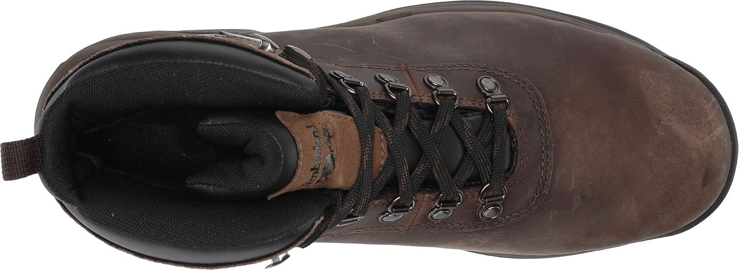 Timberland PRO Men’s Flume Mid Steel Safety Toe Waterproof Boots(Brown V1)