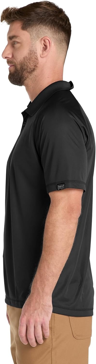 Timberland PRO Wicking Good Short Sleeve Polo(Black)