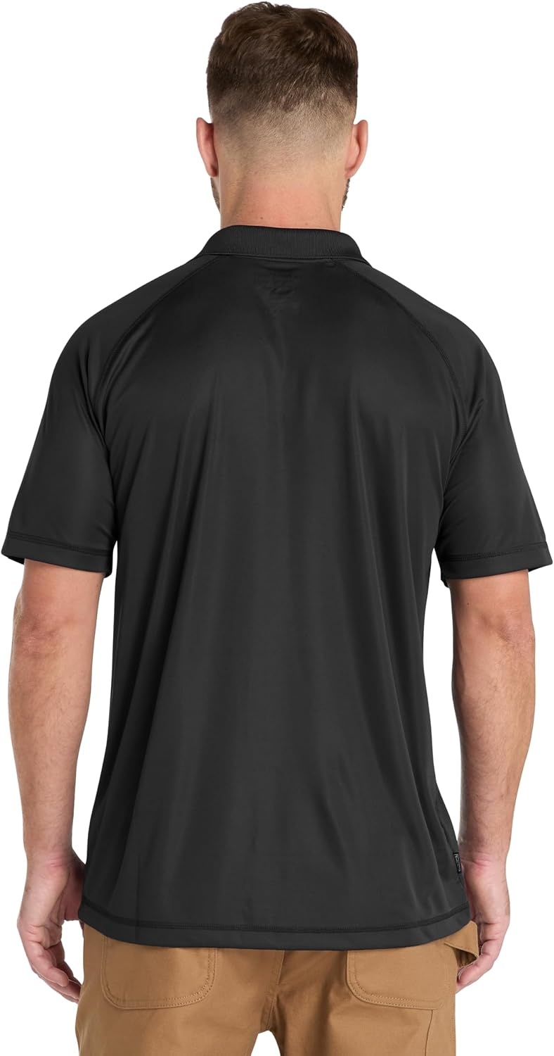 Timberland PRO Wicking Good Short Sleeve Polo(Black)