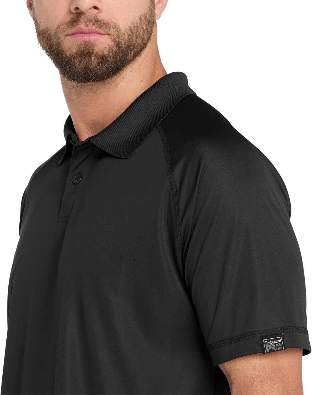 Timberland PRO Wicking Good Short Sleeve Polo(Black)