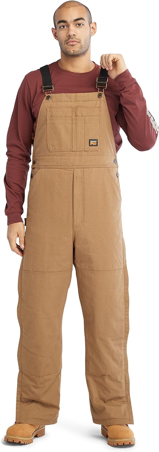 Timberland PRO Gritman Original Fit Insulated Bib Overalls(Dark Wheat)