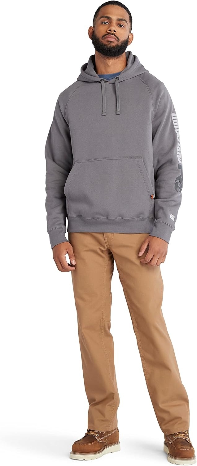 Timberland PRO Men’s Hood Honcho Sport Pullover Sweatshirt, Tornado, Large