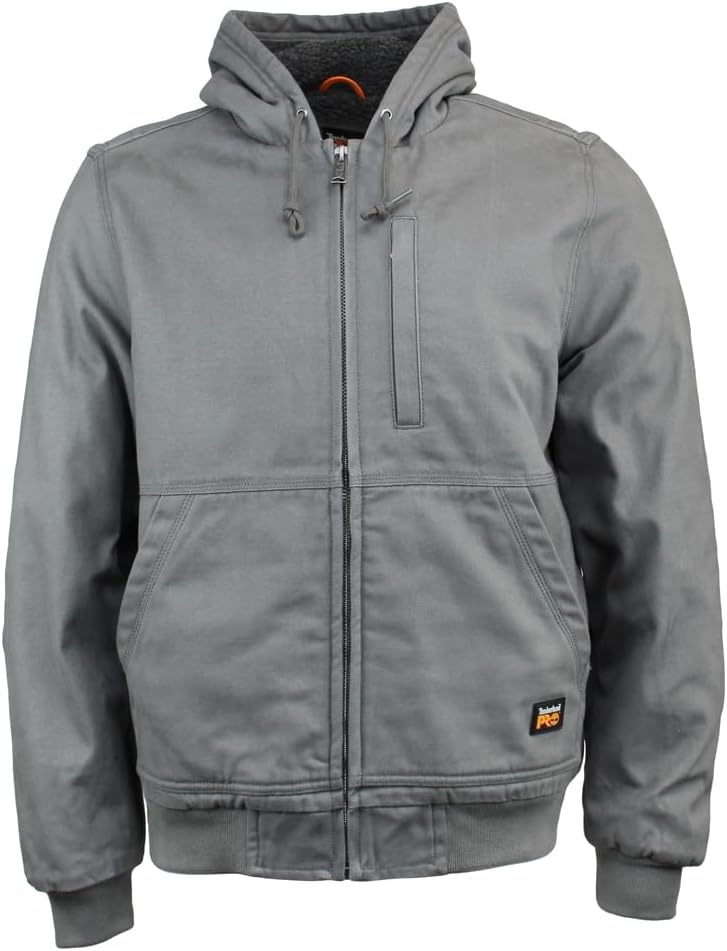 Timberland PRO Gritman Lined Canvas Hooded Jacket(Pewter)