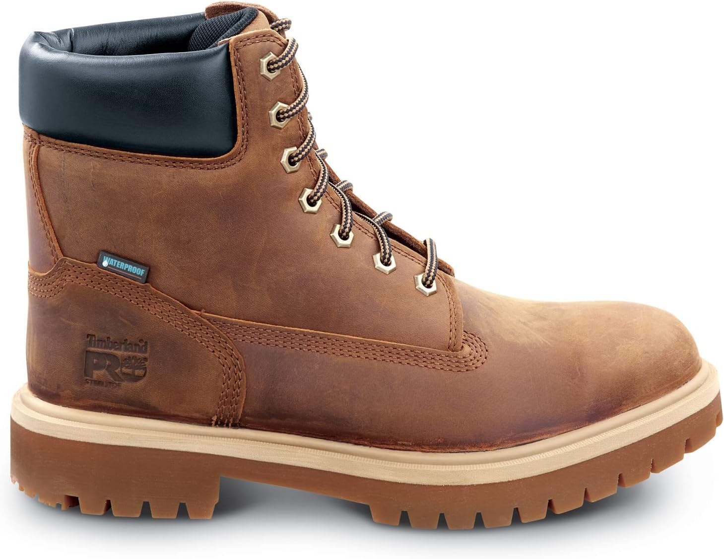 Timberland PRO Men’s 6 Direct Attach MaxTRAX Steel Toe Waterproof Insulated Boot(Earth Bandit)