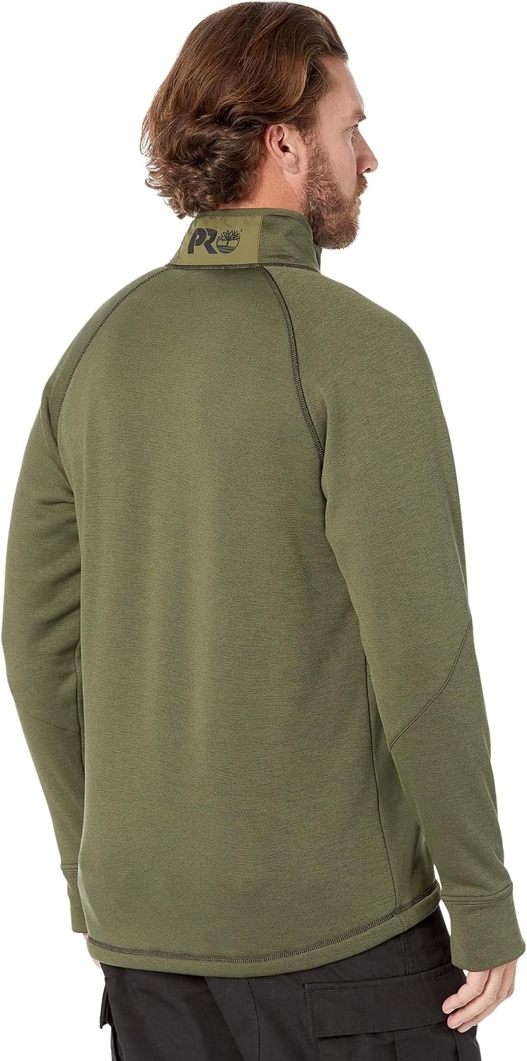 Timberland PRO Reaxion 1/4 Zip Fleece(Burnt Olive Heather)