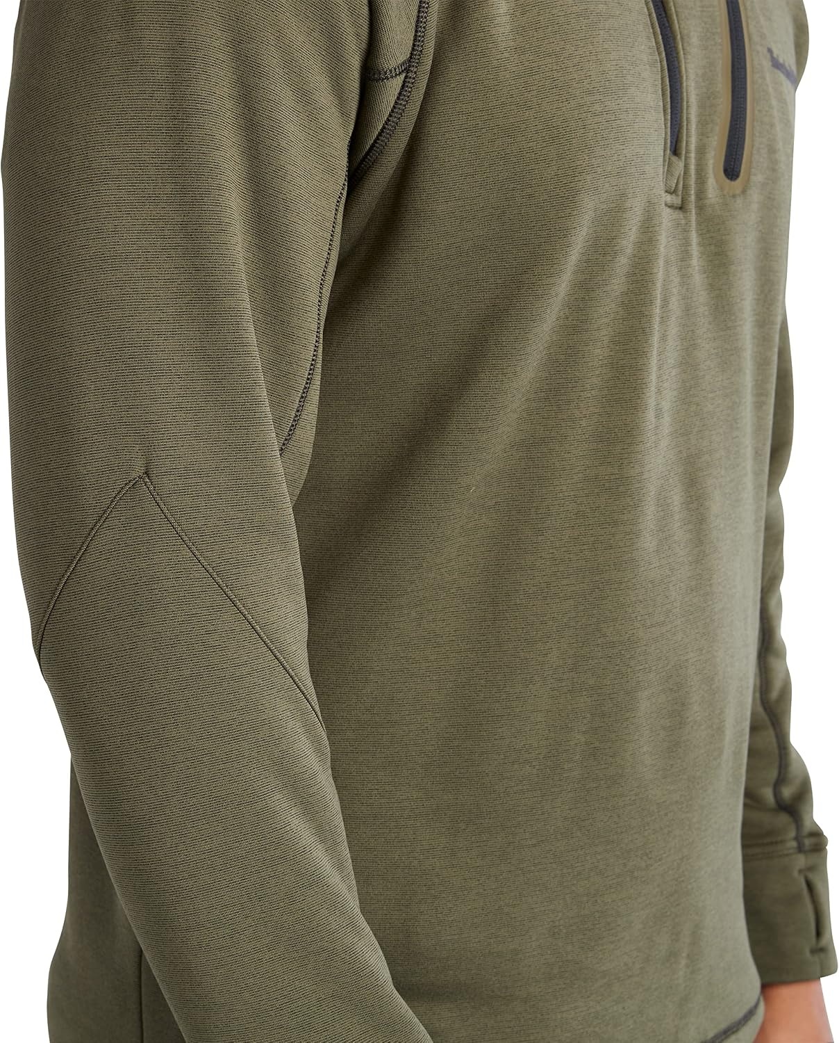 Timberland PRO Reaxion 1/4 Zip Fleece(Burnt Olive Heather)