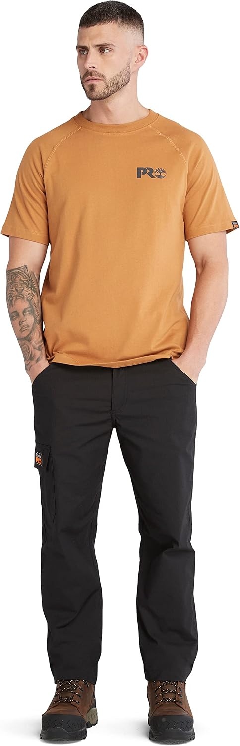 Timberland PRO Core Reflective PRO Logo Short Sleeve T-Shirt(Wheat Boot)