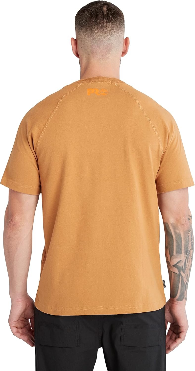 Timberland PRO Core Reflective PRO Logo Short Sleeve T-Shirt(Wheat Boot)