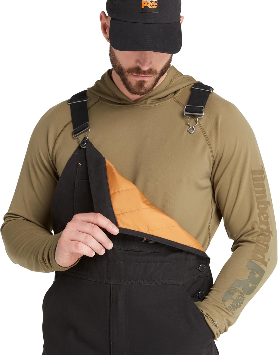 Timberland PRO Gritman Original Fit Insulated Bib Overalls(Black)