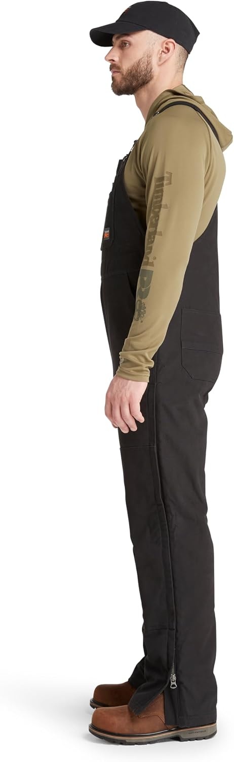 Timberland PRO Gritman Original Fit Insulated Bib Overalls(Black)