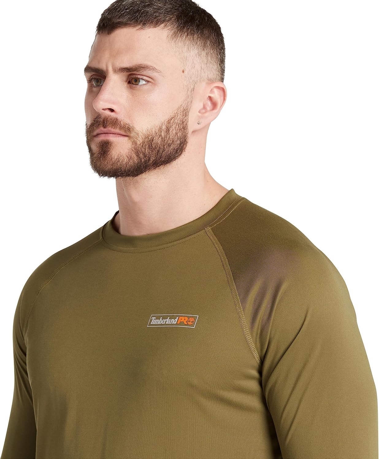 Timberland PRO Men’s Wicking Good Long-Sleeve T-Shirt 2.0(Burnt Olive)