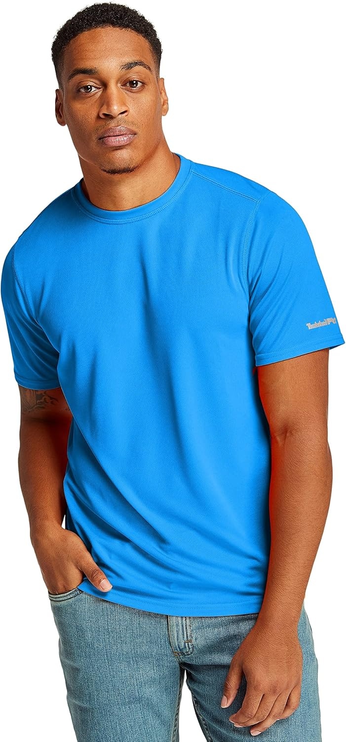 Timberland PRO Men’s Wicking Good T-Shirt(Turkish Sea Blue)