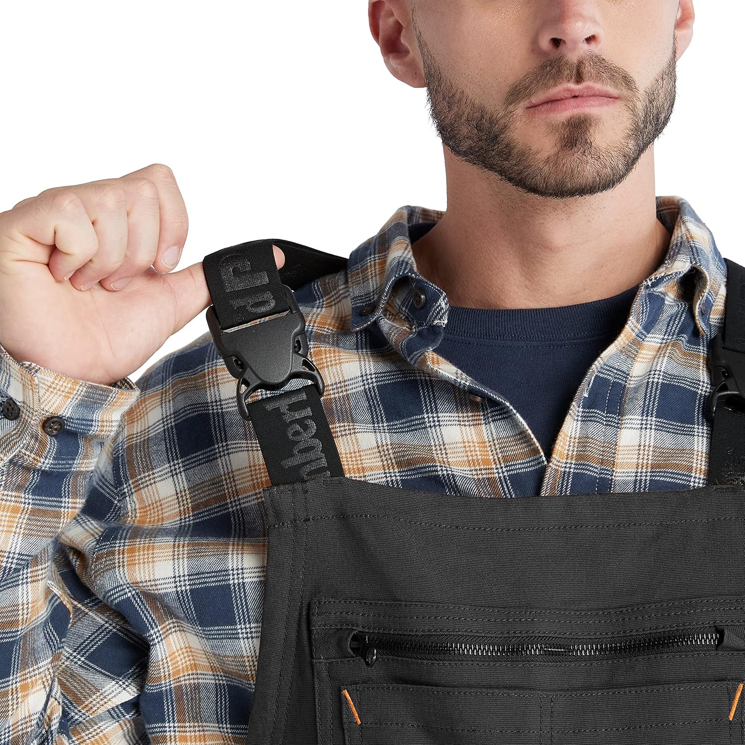 Timberland PRO Ironhide Original Fit Flex Bib Overalls(Jet Black)
