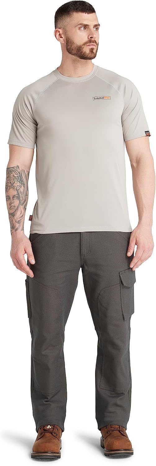 Timberland PRO Men’s Wicking Good Short-Sleeve T-Shirt 2.0(Paloma)